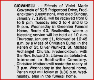 Violet Mari Giovanelli